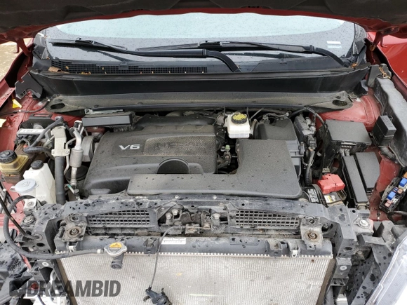 2018 Nissan Pathfinder S z VIN 5N1DR2MMXJC620138, wystawiony jako Copart lot #55303625 z przebiegiem 88 385 mil mil oraz Szkoda całkowita • Salvage title. Historia ofert i sprzedaży dostępna na DreamBid. Obrazek 12.
