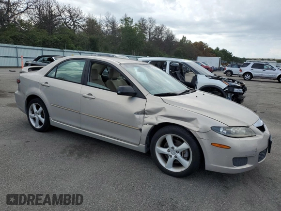 2007 Mazda 6 i Touring with VIN 1YVHP80C375M48554, listed as a Copart auction lot 61789634 with 105,250 mi miles and Clean Title. Bid and sale history available at DreamBid. Image 4.