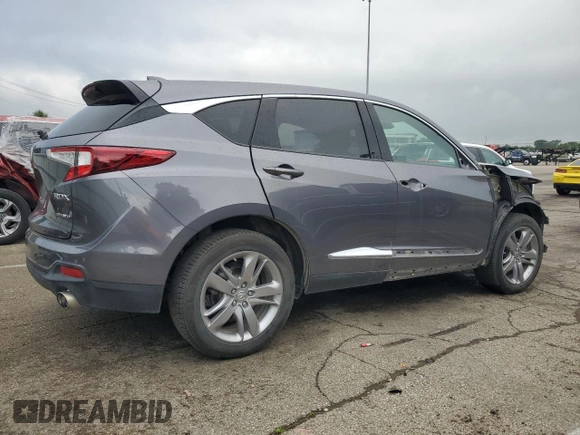 2020 Acura RDX Advance z VIN 5J8TC2H7XLL016471, wystawiony jako Copart lot #60913445 z przebiegiem 79 203 mil mil oraz Szkoda całkowita • Salvage title. Historia ofert i sprzedaży dostępna na DreamBid. Obrazek 3.