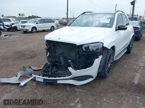 2020 Mercedes-Benz GLE 350 with VIN 4JGFB4JEXLA193905, listed as a IAAI auction lot 42347660 with 55,312 mi miles and . Bid and sale history available at DreamBid. Image 6.