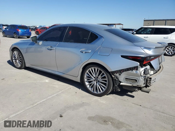 2022 Lexus IS with VIN JTHDA1D25N5119803, listed as a Copart auction lot 41886005 with 46,603 mi miles and Salvage Title. Bid and sale history available at carsss.com. Image 2.