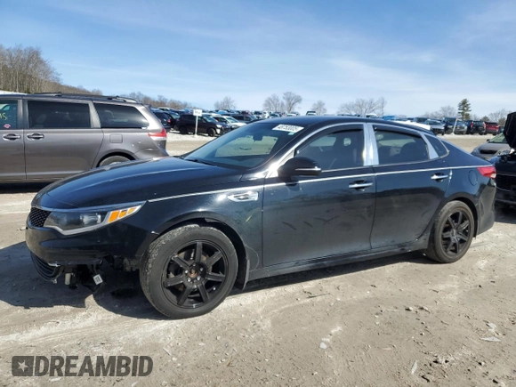 2016 Kia Optima LX z VIN 5XXGT4L32GG098959, wystawiony jako Copart lot #48753005 z przebiegiem 58 026 mil mil oraz Nie do naprawy • Non repairable. Historia ofert i sprzedaży dostępna na DreamBid. Obrazek 1.