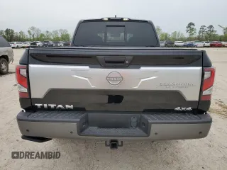 2023 Nissan Titan Platinum Reserve с VIN 1N6AA1ED5PN117960, выставлен на аукционе Copart как лот 50949235 с пробегом 19 754 миль миль и Списание • Salvage title. История ставок и продаж доступна на DreamBid. Изображение 6.
