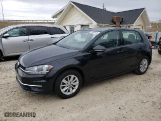 2019 Volkswagen Golf S with VIN 3VWG57AU8KM020682, listed as a Copart auction lot 51091875 with 48,257 mi miles and Salvage Title. Bid and sale history available at carsss.com. Image 1.