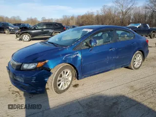 2012 Honda Civic EX-L with VIN 19XFB2F99CE324615, listed as a Copart auction lot 50165245 with 149,076 mi miles and Salvage Title. Bid and sale history available at DreamBid. Image 1.