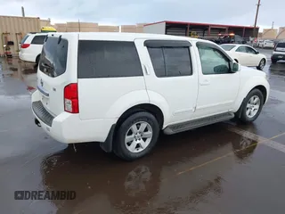 2008 Nissan Pathfinder LE with VIN 5N1AR18U58C603281, listed as a IAAI auction lot 42069265 with 111,813 mi miles and . Bid and sale history available at DreamBid. Image 4.