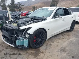 2019 Infiniti Q50 RED SPORT 400 with VIN JN1FV7AP3KM760521, listed as a IAAI auction lot 41469103 with 85,768 mi miles. Bid and sale history available at carsss.com. Image 19.