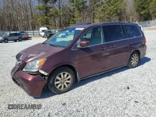 2010 Honda Odyssey EX-L with VIN 5FNRL3H6XAB082296, listed as a Copart auction lot 46933825 with 196,541 mi miles and Salvage Title. Bid and sale history available at carsss.com. Image 1.