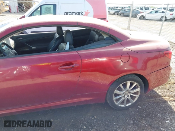 2010 Lexus IS 250 C with VIN JTHFF2C29A2512412, listed as a IAAI auction lot 42526554 with 228,082 mi miles and . Bid and sale history available at DreamBid. Image 14.