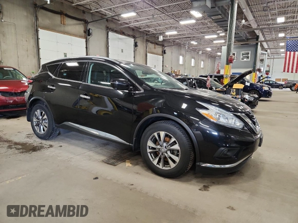 2017 Nissan Murano SL z VIN 5N1AZ2MH9HN158188, wystawiony jako Copart lot #58381815 z przebiegiem 126 272 mil mil oraz Szkoda całkowita • Salvage title. Historia ofert i sprzedaży dostępna na DreamBid. Obrazek 4.