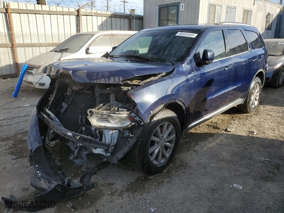 2018 Dodge Durango SXT with VIN 1C4RDJAG2JC366538, listed as a Copart auction lot 88583455 with 69,886 mi miles and Non Repairable. Bid and sale history available at carsss.com. Image 1.
