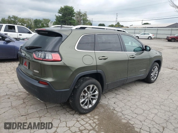 2021 Jeep Cherokee Latitude Lux with VIN 1C4PJLMNXMD144236, listed as a Copart auction lot 75487924 with 30,865 mi miles and Salvage Title. Bid and sale history available at carsss.com. Image 3.