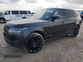 2020 Land Rover Range Rover z VIN SALGS5SE1LA400235, wystawiony jako Copart lot #54454995 z przebiegiem 58 884 mil mil oraz Szkoda całkowita • Salvage title. Historia ofert i sprzedaży dostępna na DreamBid. Obrazek 1.