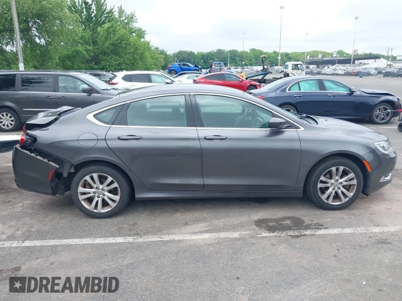 2015 Chrysler 200 Limited with VIN 1C3CCCAB3FN577417, listed as a IAAI auction lot 42508784 with 100,780 mi miles and . Bid and sale history available at DreamBid. Image 12.