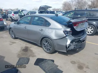2023 Kia Forte GT-Line with VIN 3KPF54AD7PE568333, listed as a IAAI auction lot 41778382 with 24,536 mi miles. Bid and sale history available at carsss.com. Image 3.