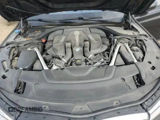 2019 BMW 7 Series 750i xDrive with VIN WBA7B0C53KG527537, listed as a Copart auction lot 64113345 with 36,820 mi miles and Salvage title. Bid and sale history available at DreamBid. Image 11.