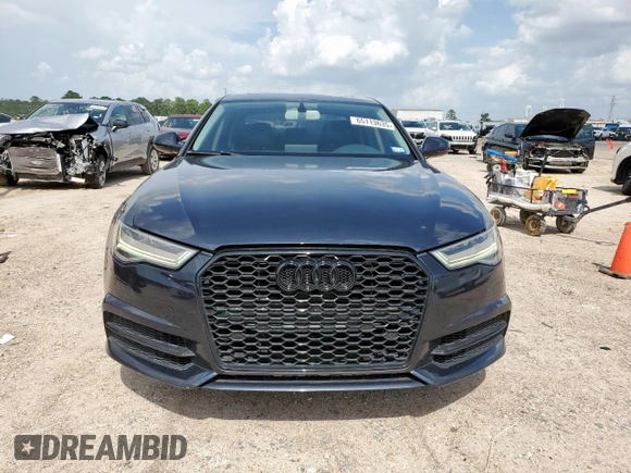 2017 Audi A6 Premium Plus with VIN WAUG8AFC6HN003673, listed as a Copart auction lot 65113635 with 114,714 mi miles and Salvage title. Bid and sale history available at DreamBid. Image 5.