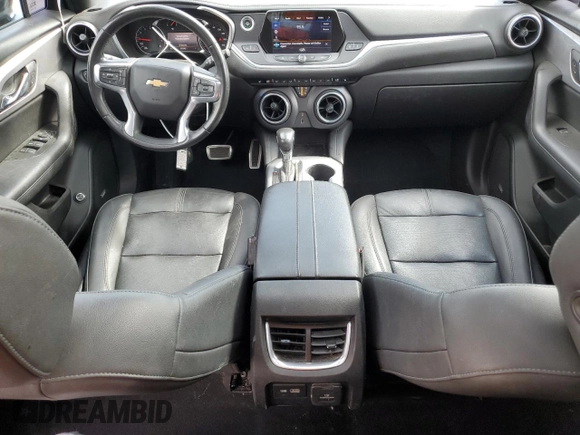 2021 Chevrolet Blazer LT with VIN 3GNKBDR40MS539126, listed as a Copart auction lot 76137134 with 87,550 mi miles and Salvage title. Bid and sale history available at DreamBid. Image 8.