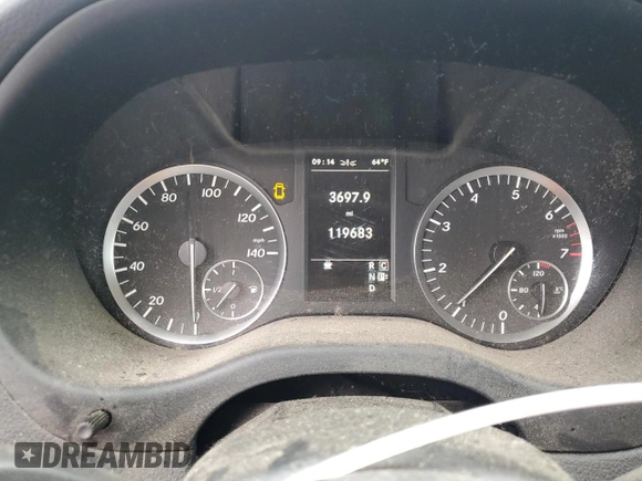 2018 Mercedes-Benz Metris Passenger with VIN WD4PG2EE5J3403651, listed as a Copart auction lot 56386705 with 119,683 mi miles and Salvage title. Bid and sale history available at DreamBid. Image 9.