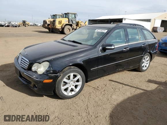 2005 Mercedes-Benz C 240 z VIN WDBRH81J65F634681, wystawiony jako Copart lot #82118224 z przebiegiem 158 338 mil mil oraz Szkody całkowita. Historia ofert i sprzedaży dostępna na DreamBid. Obrazek 1.