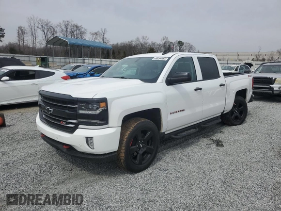 2018 Chevrolet Silverado 1500 LTZ with VIN 3GCUKSEC6JG249202, listed as a Copart auction lot 49034665 with 97,434 mi miles and Salvage Title. Bid and sale history available at carsss.com. Image 1.