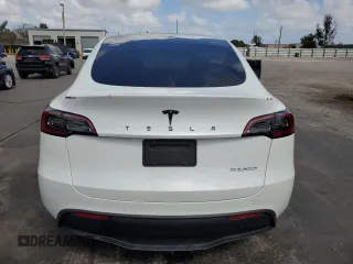 2022 Tesla Model Y Performance with VIN 7SAYGDEFXNF510418, listed as a Copart auction lot 51131465 with 16,263 mi miles and Salvage Title. Bid and sale history available at DreamBid. Image 6.