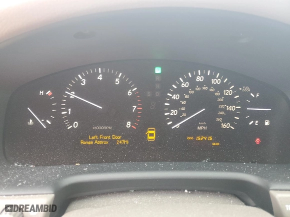 2006 Lexus LS 430 with VIN JTHBN36F965043432, listed as a Copart auction lot 45880465 with 152,415 mi miles and Salvage Title. Bid and sale history available at carsss.com. Image 9.
