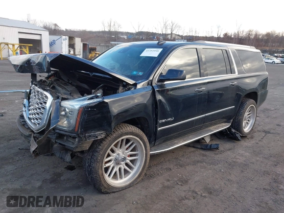 2020 GMC Yukon XL Denali with VIN 1GKS2HKJ9LR162043, listed as a IAAI auction lot 41351046 with 93,358 mi miles. Bid and sale history available at carsss.com. Image 2.