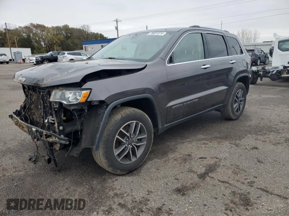 2019 Jeep Grand Cherokee Limited X with VIN 1C4RJFBT7KC620148, listed as a Copart auction lot 78851074 with 57,782 mi miles and Salvage title. Bid and sale history available at DreamBid. Image 1.