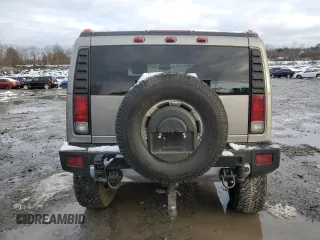 2008 Hummer H2 SUV with VIN 5GRGN23808H107414, listed as a Copart auction lot 81825854 with 250,205 mi miles and Salvage Title. Bid and sale history available at carsss.com. Image 6.