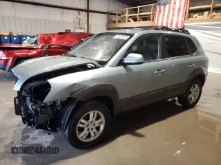 2007 Hyundai Tucson SE with VIN KM8JN12D27U491472, listed as a Copart auction lot 51324115 with 106,894 mi miles and Salvage Title. Bid and sale history available at carsss.com. Image 1.