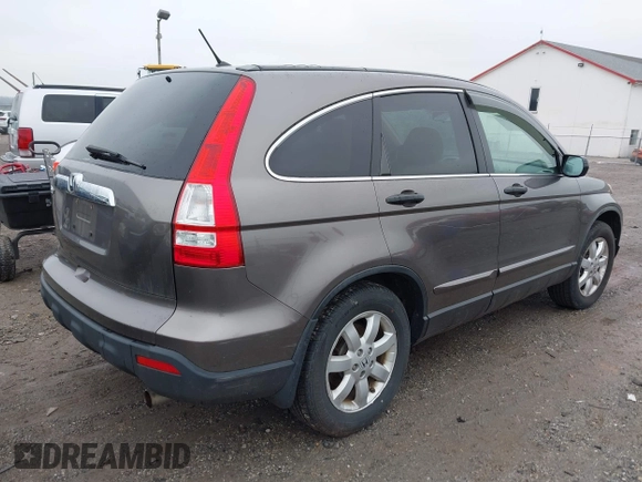 2009 Honda CR-V EX with VIN 5J6RE485X9L036252, listed as a IAAI auction lot 42017954 with 216,225 mi miles. Bid and sale history available at carsss.com. Image 4.