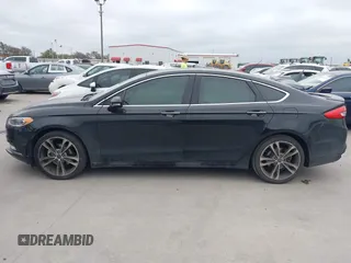 2017 Ford Fusion Titanium with VIN 3FA6P0K9XHR187444, listed as a IAAI auction lot 41753374 with 88,029 mi miles. Bid and sale history available at carsss.com. Image 14.