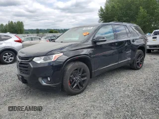 2018 Chevrolet Traverse Premier with VIN 1GNEVJKW2JJ235811, listed as a Copart auction lot 59906785 with 70,180 mi miles and Salvage title. Bid and sale history available at DreamBid. Image 1.