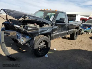 1996 Dodge Ram 1500 with VIN 1B7HF16Z9TJ184415, listed as a Copart auction lot 87069024 with 163,875 mi miles and Salvage Title. Bid and sale history available at carsss.com. Image 1.