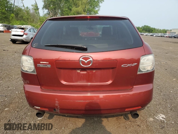 2008 Mazda CX-7 Grand Touring z VIN JM3ER29L880208537, wystawiony jako Copart lot #59418275 z przebiegiem 158 564 mil mil oraz Szkoda całkowita • Salvage title. Historia ofert i sprzedaży dostępna na DreamBid. Obrazek 6.