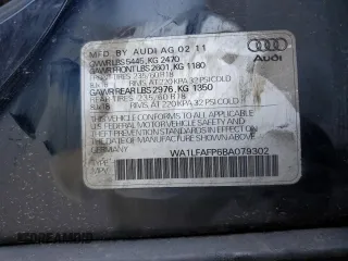 2011 Audi Q5 Premium Plus z VIN WA1LFAFP6BA079302, wystawiony jako Copart lot #61946585 z przebiegiem Nie podano mil oraz Nie do naprawy • Non repairable. Historia ofert i sprzedaży dostępna na DreamBid. Obrazek 12.