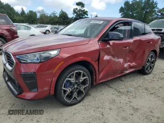 2024 BMW X2 M35i with VIN WBX83GM02R5Y63110, listed as a Copart auction lot 69665204 with 4,495 mi miles and Salvage Title. Bid and sale history available at carsss.com. Image 1.