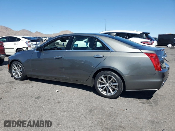 2017 Cadillac CTS Sedan Luxury RWD with VIN 1G6AR5SX8H0155623, listed as a Copart auction lot 50257855 with 75,877 mi miles and Salvage Title. Bid and sale history available at carsss.com. Image 2.