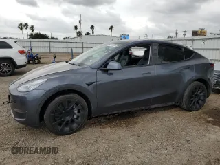 2021 Tesla Model Y Long Range z VIN 5YJYGDEE2MF253676, wystawiony jako Copart lot #54446525 z przebiegiem 36 161 mil mil oraz Szkoda całkowita • Salvage title. Historia ofert i sprzedaży dostępna na DreamBid. Obrazek 1.