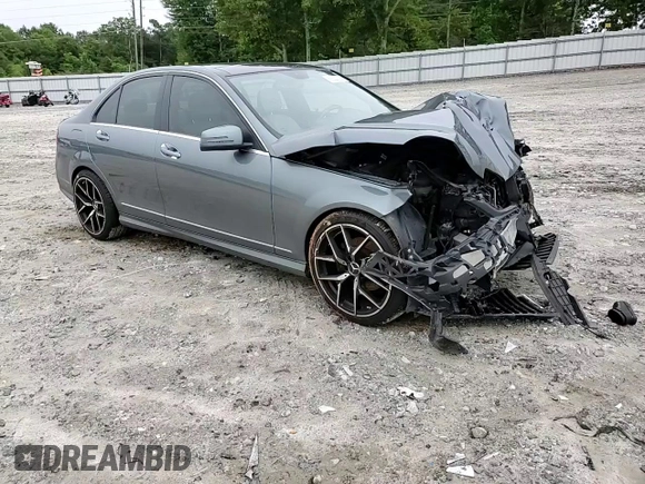 2012 Mercedes-Benz C 300 Sport with VIN WDDGF8BB9CR204182, listed as a Copart auction lot 58328205 with 131,435 mi miles and Salvage title. Bid and sale history available at DreamBid. Image 13.