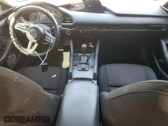 2021 Mazda 3 2.0 with VIN JM1BPAA78M1314033, listed as a Copart auction lot 87725525 with 58,876 mi miles and Salvage Title. Bid and sale history available at DreamBid. Image 8.