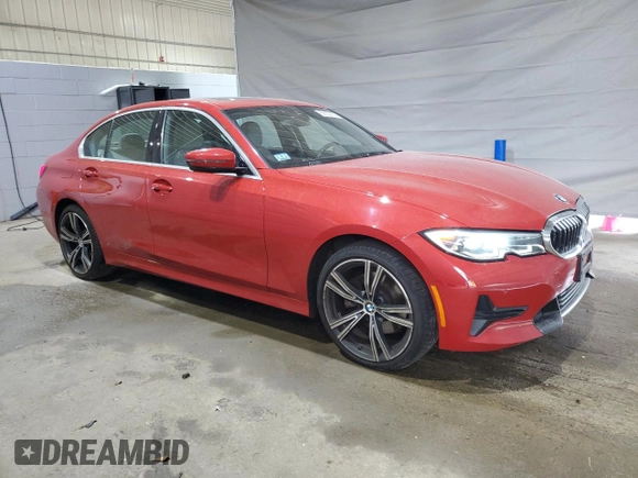 2021 BMW 3 Series 330i xDrive with VIN 3MW5R7J06M8C13028, listed as a Copart auction lot 62850925 with 47,968 mi miles and Salvage title. Bid and sale history available at DreamBid. Image 4.