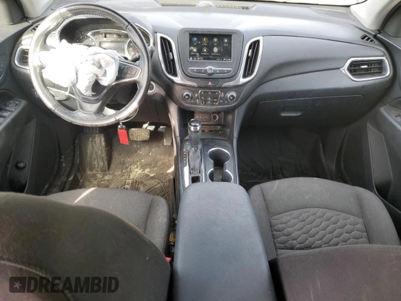 2019 Chevrolet Equinox LT with VIN 2GNAXKEV3K6112034, listed as a Copart auction lot 44123135 with 105,166 mi miles and Salvage Title. Bid and sale history available at DreamBid. Image 8.
