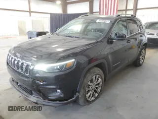 2021 Jeep Cherokee Latitude Lux with VIN 1C4PJLMN0MD150479, listed as a Copart auction lot 57290033 with 21,870 mi miles. Bid and sale history available at carsss.com. Image 1.