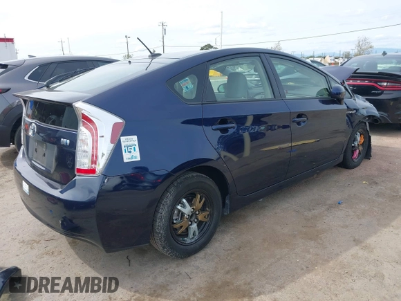 2015 Toyota Prius Four with VIN JTDKN3DU1F0423929, listed as a IAAI auction lot 41982427 with 43,882 mi miles. Bid and sale history available at carsss.com. Image 4.