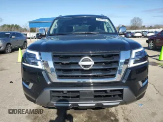 2024 Nissan Armada Platinum with VIN JN8AY2DB9R9853224, listed as a Copart auction lot 43420655 with 17,707 mi miles and Salvage Title. Bid and sale history available at carsss.com. Image 5.