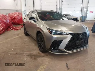 2024 Lexus NX with VIN 2T2KGCEZXRC037942, listed as a IAAI auction lot 41681489 with 8,625 mi miles. Bid and sale history available at carsss.com. Image 1.