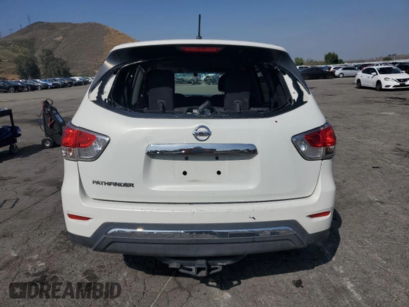 2014 Nissan Pathfinder S z VIN 5N1AR2MN4EC690798, wystawiony jako Copart lot #56239325 z przebiegiem 188 131 mil mil oraz Szkoda całkowita • Salvage title. Historia ofert i sprzedaży dostępna na DreamBid. Obrazek 6.