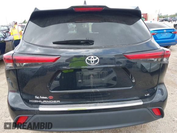 2023 Toyota Highlander L with VIN 5TDKDRAH2PS509679, listed as a IAAI auction lot 42512479 with 43,477 mi miles and . Bid and sale history available at DreamBid. Image 17.